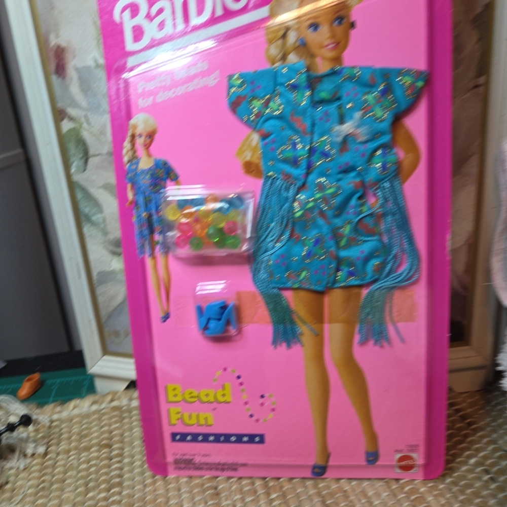 Barbie Bead Fun Set with Blue Dress